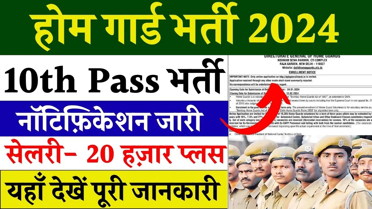 Home Guard Bharti 2024 Apply Online
